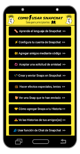 How to use Snapchat easy guide 3.1 screenshots 2
