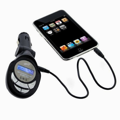  GTMax 3.5mm LED FM Transmitter with SD Slot for Apple iPod Touch 2nd / 3rd Generation