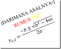 Rumus ABC