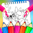 Blue Koala Coloring Game icon