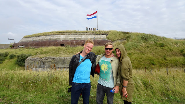 forteiland in IJmuiden, Velsen in IJmuiden, Netherlands 