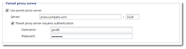 kerio control proxy Configuring proxy server