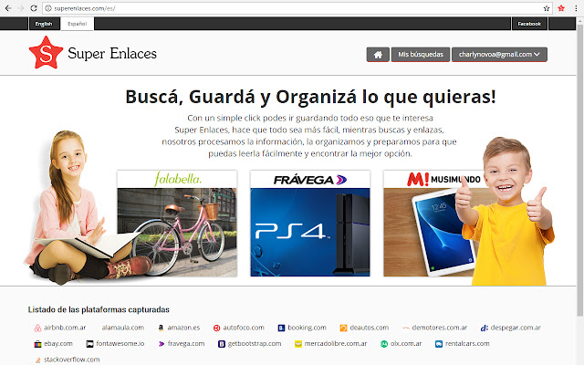 Super Enlaces chrome extension