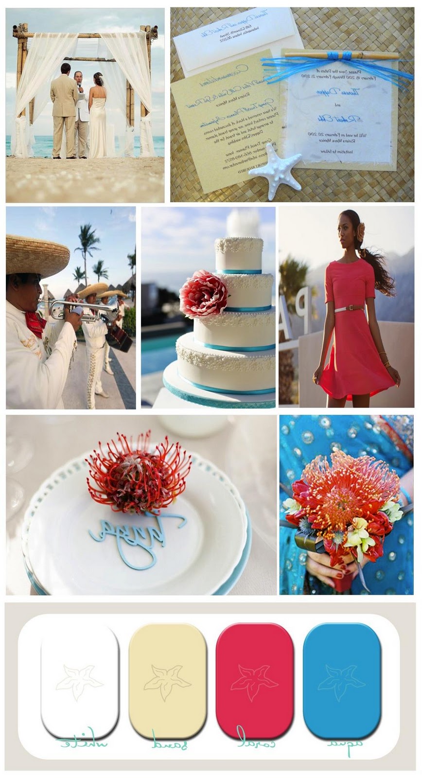 This wedding inspiration board