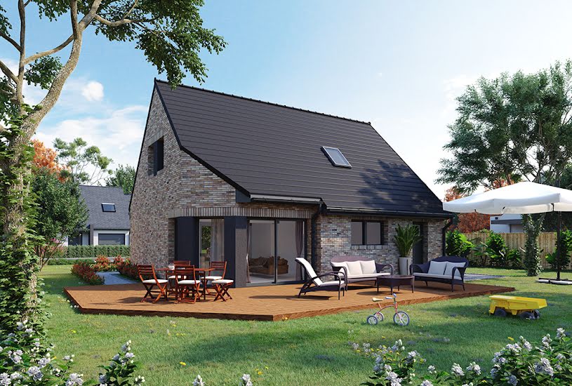  Vente Terrain + Maison - Terrain : 700m² - Maison : 91m² à Cléres (76690) 