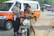 Hari Kedua Pasca Idul Fitri 1442 H, Polsek Cisauk Tetap Komitmen Laksanakan Gerakan Cisauk Bermasker