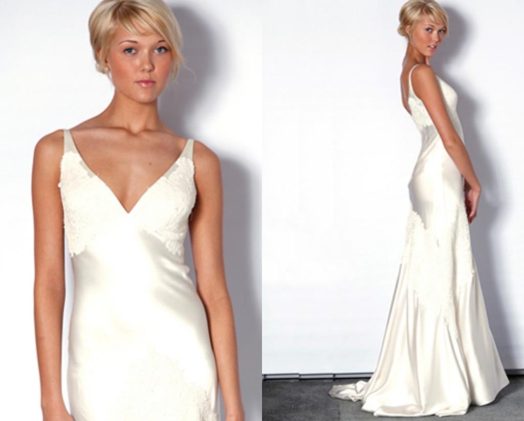 lazaro v neck wedding gowns