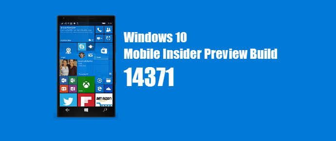 Windows 10 Mobile Insider Preview Build 14371 is now available (www.kunal-chowdhury.com)
