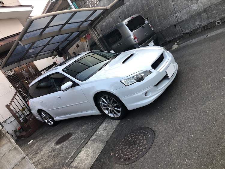 レガシィツーリングワゴンの洗車・ラストドライブ・タイヤ交換・純正戻し・お別れの儀式に関するカスタム事例の投稿画像2枚目