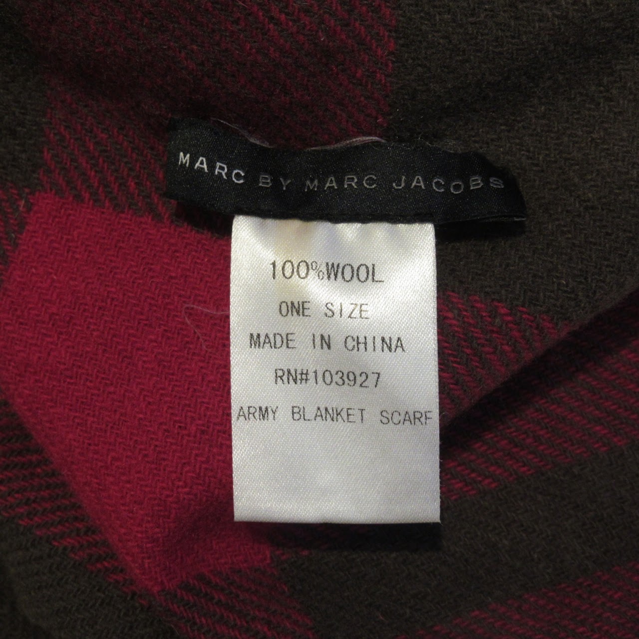 Marc Jacobs Oversized Army Blanket Scarf