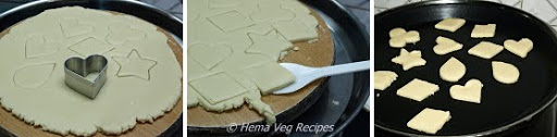 Eggless Shortbread Cookies Preparation