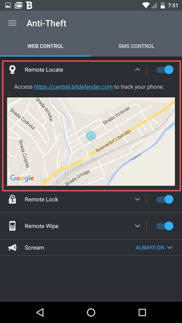 herstellen, gestolen, Android, smartphone, tablet, Bitdefender Mobile Security