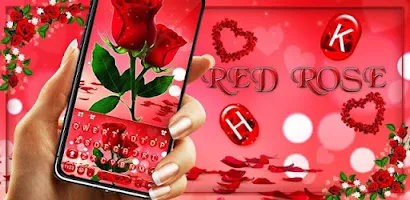 Love Red Rose Theme Screenshot