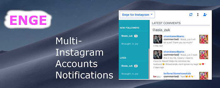 Enge - Multiple Instagram accounts Manager marquee promo image