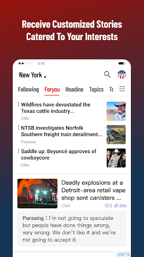 Screenshot Quick News: Breaking & Local