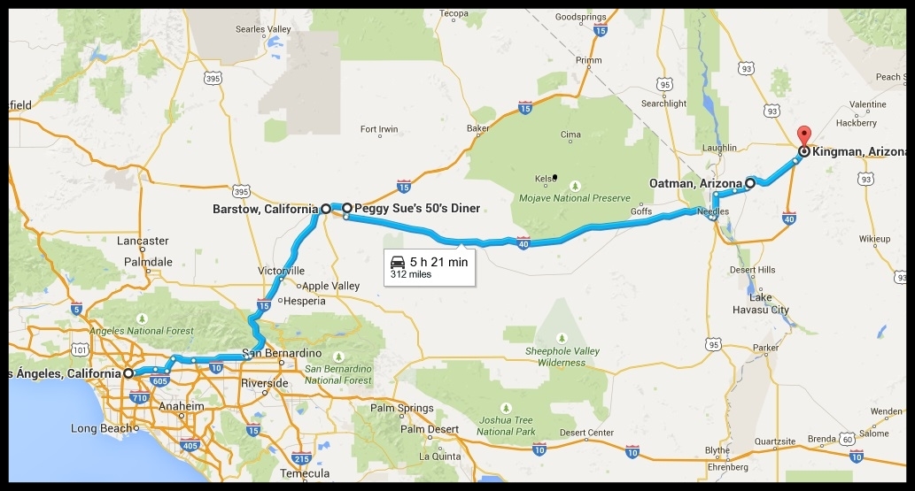 INTENSA RUTA POR LA COSTA OESTE USA 2015 - Blogs de USA - LOS ANGELES-OATMAN-KINGMAN, RUTA 66 (1)