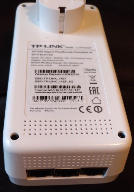 TP-LINK TL-WPA8630P, línea eléctrica, adaptador, kit, WiFi