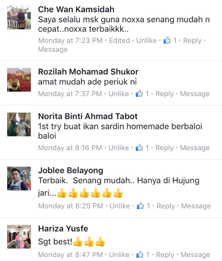 Testimoni Periuk Noxxa  Resepi Periuk Noxxa