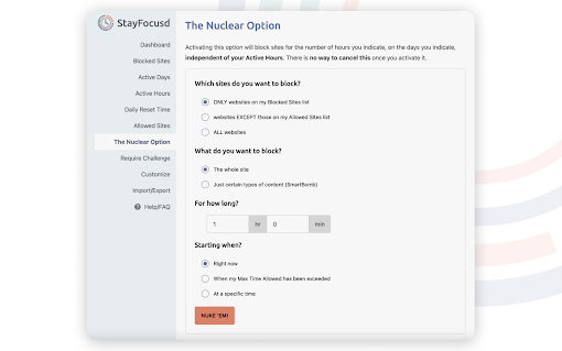 StayFocusd - Block Distracting Websites