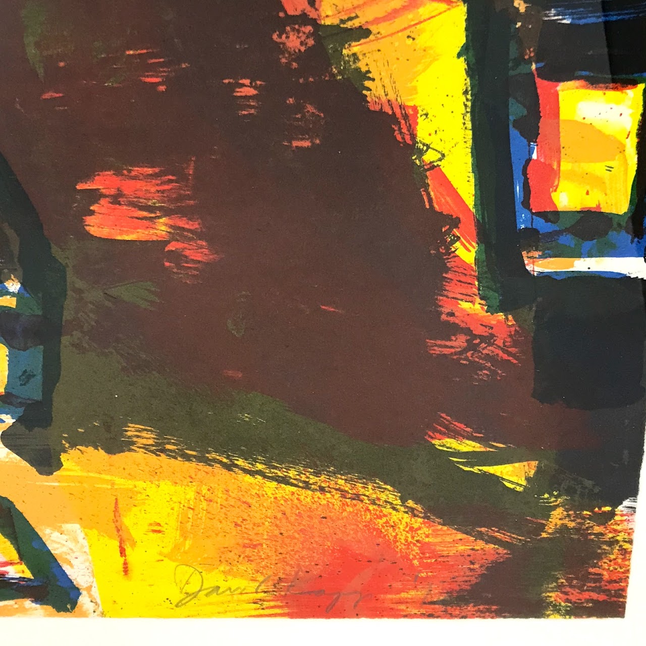 David Kapp Signed 'Merge' Lithograph
