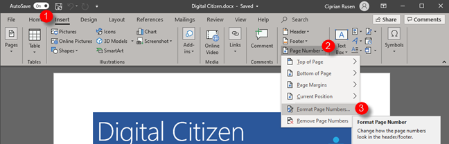 Microsoft Word - Paginanummer opmaken