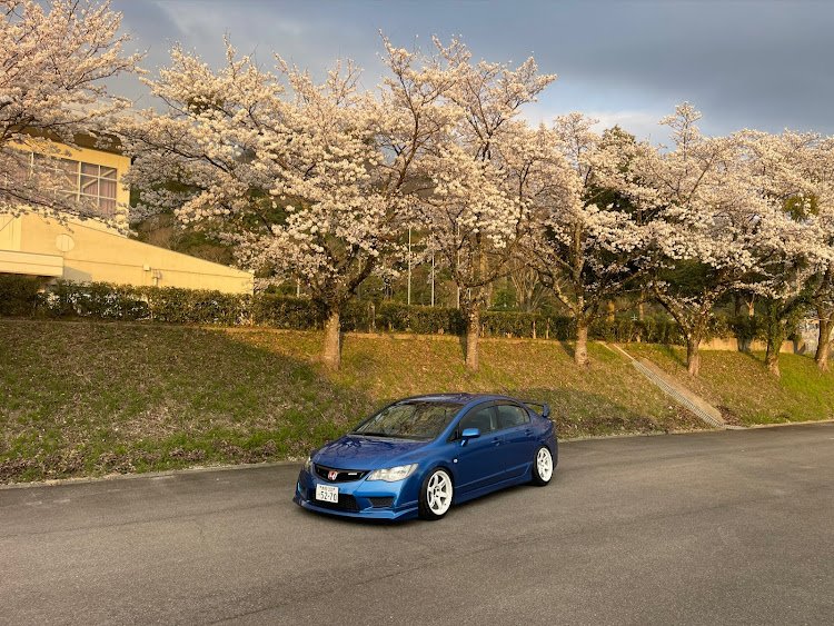 シビックタイプRの春が来た・桜と愛車に関するカスタム事例の投稿画像2枚目