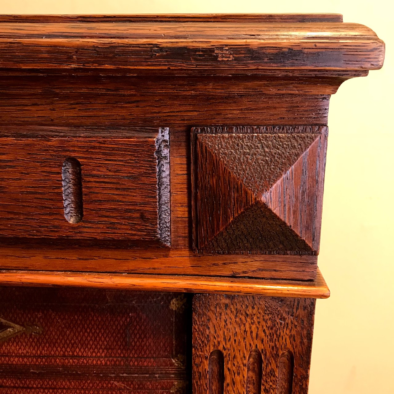 Georges Guerin Tall Oak Cabinet