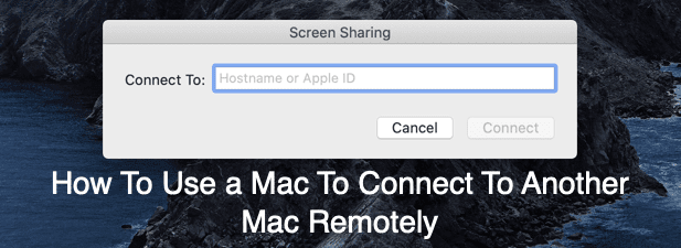 Come utilizzare un Mac per connettersi a un altro Mac in remoto