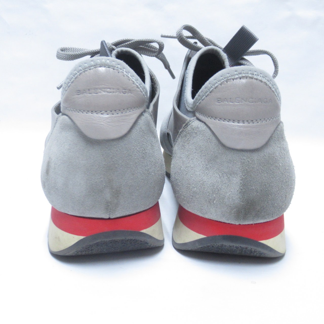 Balenciaga Grey Race Runner Sneakers