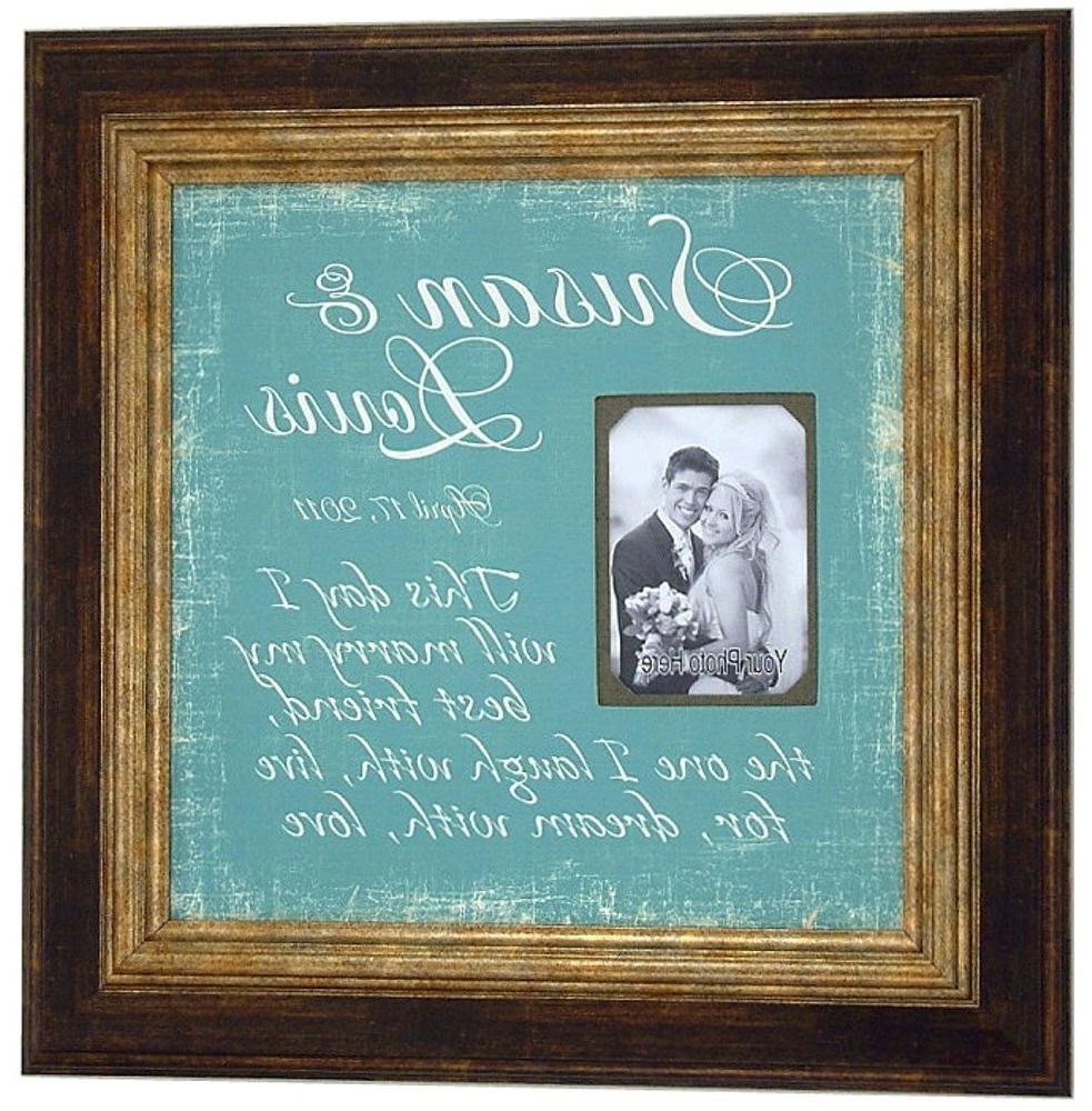 framing personalized wedding