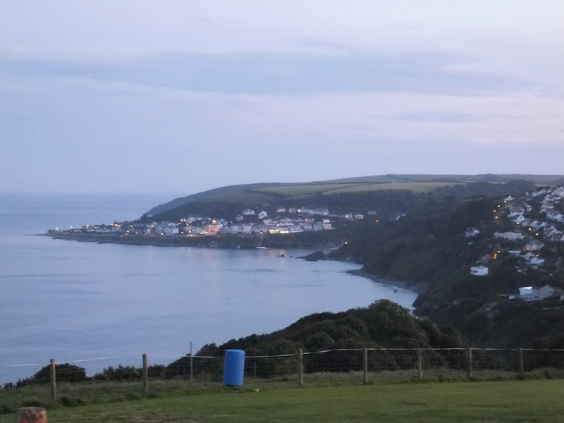 Looe from Bay View Campsite