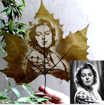 الرسم على اوراق الشجر Leaf_painting_art_20