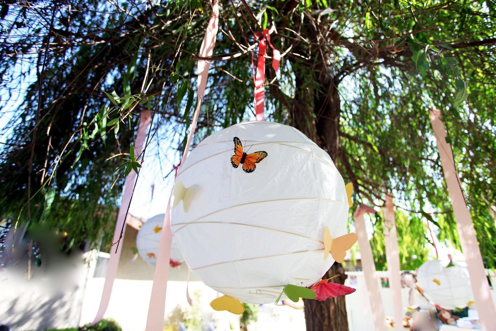 butterfly kisses wedding themed diy centerpiece