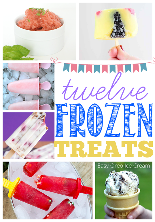 12 Frozen Treats at GingerSnapCrafts.com #frozen #treats 