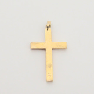 14K Gold Cross Pendant #1