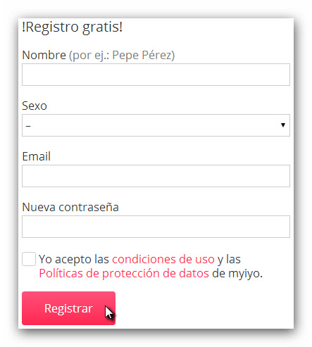 Myiyo registro gratis