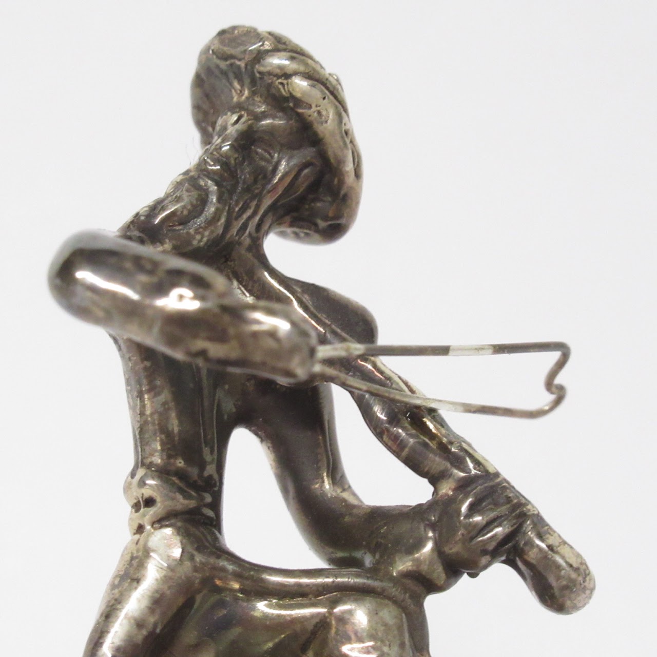 Sterling Silver Zadok Fiddler On The Roof Statue