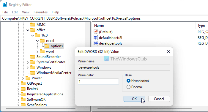 วิธีเพิ่มแท็บ Developer ในโปรแกรม Word และ Excel Office