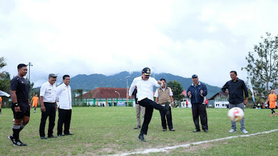 Wawako Asrul Buka secara Resmi Koto Panjang Cup I 