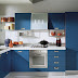 Modern Kitchen designs in Blue!