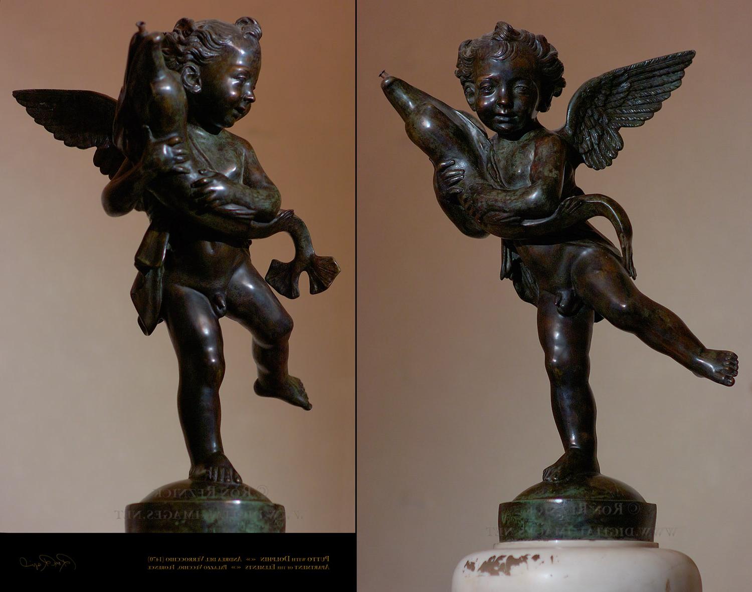 Putto with Dolphin del