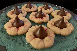 Peanut Blossom Spritz Cookies