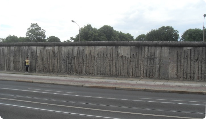 Armeret jernbeton - Muren, Bernauer Straße, Berlin