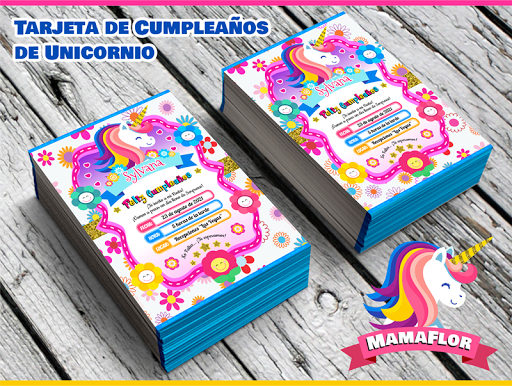 Fiesta Tematica Unicornio Gratis Invitaciones Imprimir Tarjeta