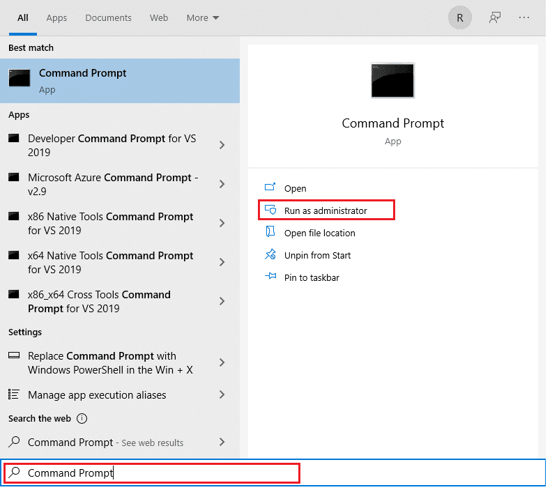 Gõ Command Prompt và nhấp vào Run as administrator trên khung bên phải.  Cách sửa máy tính không đồng bộ lại được vì không có dữ liệu thời gian