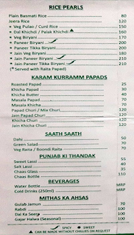 Bhagat Raj Restaurant menu 6