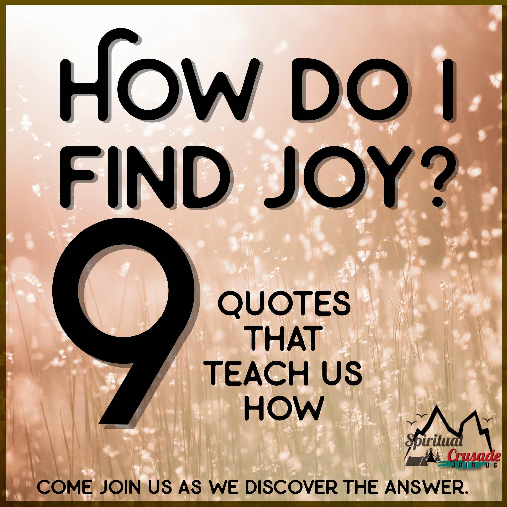 9 quotes to help us find joy