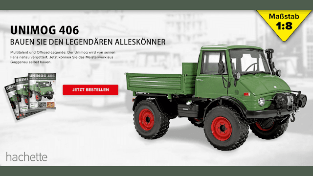 Unimog 406 1:8  Hachette Deutschland