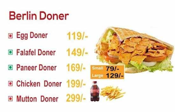 Doner And Burger menu 