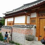 bukchon hanok village in Seoul, South Korea 